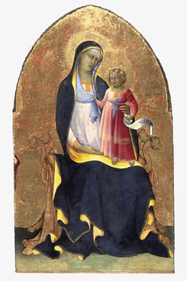 The Virgin and Child Enthroned